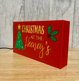 Personalised Christmas Lightbox