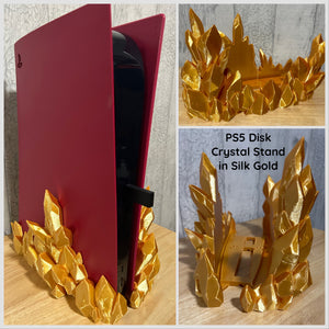 Crystal PS5 Disk/Digital Stand 3D Printed