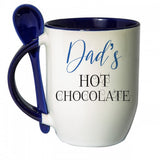 Personalised Hot Chocolate Mug with Spoon