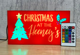 Personalised Christmas Lightbox