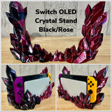 Crystal Nintendo Switch/OLED Stand 3D Printed