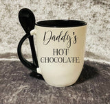 Personalised Hot Chocolate Mug with Spoon