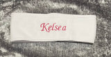 Embroidered Beauty Headband - White